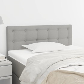 Cabecero de tela gris claro 100x5x78/88 cm de vidaXL, Cabeceros y pies de cama - Ref: Foro24-346436, Precio: 36,93 €, Descuen...