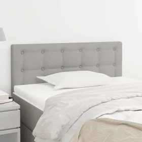 Light gray fabric headboard 100x5x78/88 cm by vidaXL, Headboards and footboards - Ref: Foro24-346436, Price: 36,47 €, Discoun...