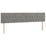 Headboards 2 units of light gray velvet 90x7x78/88 cm by vidaXL, Headboards and footboards - Ref: Foro24-346376, Price: 73,22...