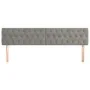 Headboards 2 units of light gray velvet 90x7x78/88 cm by vidaXL, Headboards and footboards - Ref: Foro24-346376, Price: 73,22...