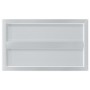 Estantes de pared 2 uds acero inoxidable plateado 50x30x3 cm en Estanterías | Comprar online en Foru.es