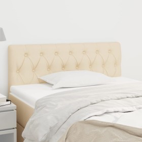Cabecero de tela color crema 90x7x78/88 cm de vidaXL, Cabeceros y pies de cama - Ref: Foro24-346317, Precio: 51,40 €, Descuen...