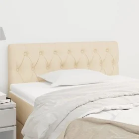 Cream fabric headboard 90x7x78/88 cm by vidaXL, Headboards and footboards - Ref: Foro24-346317, Price: 46,27 €, Discount: %