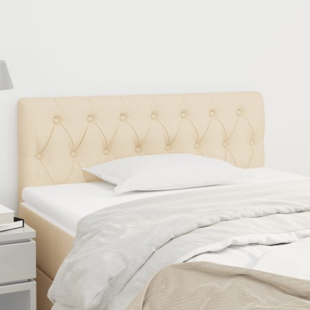 Cabecero de tela color crema 90x7x78/88 cm de vidaXL, Cabeceros y pies de cama - Ref: Foro24-346317, Precio: 51,40 €, Descuen...