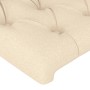 Cabecero de tela color crema 90x7x78/88 cm de vidaXL, Cabeceros y pies de cama - Ref: Foro24-346317, Precio: 51,40 €, Descuen...