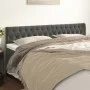 Headboards 2 units of dark gray velvet 90x7x78/88 cm by vidaXL, Headboards and footboards - Ref: Foro24-346377, Price: 66,03 ...