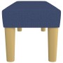 Banco de tela azul 100x30x30 cm de vidaXL, Bancos - Ref: Foro24-346658, Precio: 49,31 €, Descuento: %
