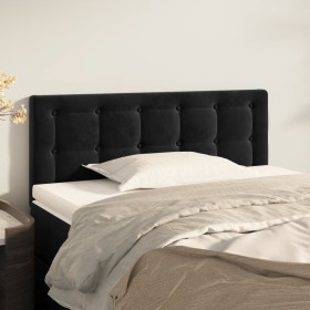 Cabecero de terciopelo negro 100x5x78/88 cm de vidaXL, Cabeceros y pies de cama - Ref: Foro24-346452, Precio: 43,08 €, Descue...