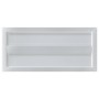 Estantes de pared 2 uds acero inoxidable plateado 50x23,5x3 cm en Estanterías | Comprar online en Foru.es