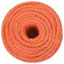 Cuerda de trabajo polipropileno naranja 10 mm 50 m de vidaXL, Sogas y cuerdas metálicas - Ref: Foro24-152934, Precio: 19,07 €...