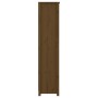 Estantería madera maciza de pino marrón miel 80x35x154 cm de vidaXL, Librerías y estanterías - Ref: Foro24-821692, Precio: 14...
