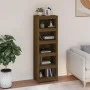 Estantería madera maciza de pino marrón miel 50x35x154 cm de vidaXL, Librerías y estanterías - Ref: Foro24-821717, Precio: 94...