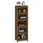 Estantería madera maciza de pino marrón miel 50x35x154 cm de vidaXL, Librerías y estanterías - Ref: Foro24-821717, Precio: 94...