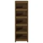 Estantería madera maciza de pino marrón miel 50x35x154 cm de vidaXL, Librerías y estanterías - Ref: Foro24-821717, Precio: 94...