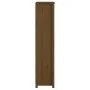 Estantería madera maciza de pino marrón miel 50x35x154 cm de vidaXL, Librerías y estanterías - Ref: Foro24-821717, Precio: 94...