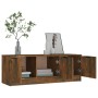 Mueble de TV madera contrachapada roble ahumado 102x35x36,5 cm de vidaXL, Muebles TV - Ref: Foro24-817081, Precio: 56,79 €, D...
