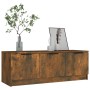 Mueble de TV madera contrachapada roble ahumado 102x35x36,5 cm de vidaXL, Muebles TV - Ref: Foro24-817081, Precio: 56,79 €, D...