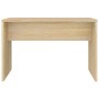 Taburete de tocador contrachapada roble Sonoma 70x35x45 cm de vidaXL, Bancos de tocador - Ref: Foro24-802816, Precio: 31,67 €...