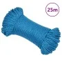 Cuerda de trabajo polipropileno azul 6 mm 25 m de vidaXL, Sogas y cuerdas metálicas - Ref: Foro24-152962, Precio: 7,76 €, Des...