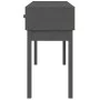 Mesa consola de madera maciza de pino gris 114x40x75 cm de vidaXL, Mesas auxiliares - Ref: Foro24-821756, Precio: 122,52 €, D...