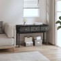 Mesa consola de madera maciza de pino gris 114x40x75 cm de vidaXL, Mesas auxiliares - Ref: Foro24-821756, Precio: 123,83 €, D...