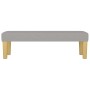 Banco de tela gris claro 100x30x30 cm de vidaXL, Bancos - Ref: Foro24-346652, Precio: 42,79 €, Descuento: %