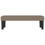 Banco de tela gris taupe 100x30x30 cm de vidaXL, Bancos - Ref: Foro24-346648, Precio: 47,71 €, Descuento: %