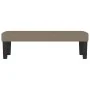 Banco de tela gris taupe 100x30x30 cm de vidaXL, Bancos - Ref: Foro24-346648, Precio: 58,59 €, Descuento: %