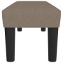 Banco de tela gris taupe 100x30x30 cm de vidaXL, Bancos - Ref: Foro24-346648, Precio: 47,71 €, Descuento: %