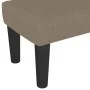 Banco de tela gris taupe 100x30x30 cm de vidaXL, Bancos - Ref: Foro24-346648, Precio: 58,59 €, Descuento: %