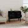 Mueble consola de madera maciza de pino negro 90x40x78 cm de vidaXL, Aparadores - Ref: Foro24-821743, Precio: 124,12 €, Descu...