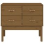 Mueble consola de madera maciza de pino marrón miel 90x40x78 cm de vidaXL, Aparadores - Ref: Foro24-821742, Precio: 99,80 €, ...