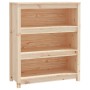 Estantería madera maciza de pino 80x35x68 cm de vidaXL, Librerías y estanterías - Ref: Foro24-821679, Precio: 100,90 €, Descu...