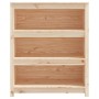 Estantería madera maciza de pino 80x35x68 cm de vidaXL, Librerías y estanterías - Ref: Foro24-821679, Precio: 100,90 €, Descu...