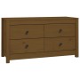 Armario auxiliar madera maciza de pino marrón miel 100x40x54 cm de vidaXL, Aparadores - Ref: Foro24-821777, Precio: 133,62 €,...