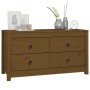 Armario auxiliar madera maciza de pino marrón miel 100x40x54 cm de vidaXL, Aparadores - Ref: Foro24-821777, Precio: 133,62 €,...