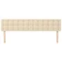 Headboards 2 units of cream-colored fabric 90x5x78/88 cm by vidaXL, Headboards and footboards - Ref: Foro24-346501, Price: 76...