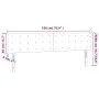 Headboards 2 units of cream-colored fabric 90x5x78/88 cm by vidaXL, Headboards and footboards - Ref: Foro24-346501, Price: 76...