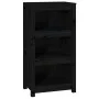 Estantería madera maciza de pino negra 50x35x97 cm de vidaXL, Librerías y estanterías - Ref: Foro24-821708, Precio: 75,02 €, ...