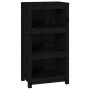 Estantería madera maciza de pino negra 50x35x97 cm de vidaXL, Librerías y estanterías - Ref: Foro24-821708, Precio: 75,77 €, ...
