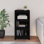 Estantería madera maciza de pino negra 50x35x97 cm de vidaXL, Librerías y estanterías - Ref: Foro24-821708, Precio: 75,77 €, ...