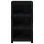Estantería madera maciza de pino negra 50x35x97 cm de vidaXL, Librerías y estanterías - Ref: Foro24-821708, Precio: 75,02 €, ...