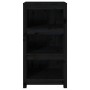 Estantería madera maciza de pino negra 50x35x97 cm de vidaXL, Librerías y estanterías - Ref: Foro24-821708, Precio: 75,77 €, ...