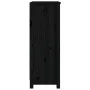 Estantería madera maciza de pino negra 50x35x97 cm de vidaXL, Librerías y estanterías - Ref: Foro24-821708, Precio: 75,02 €, ...