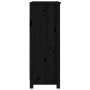 Estantería madera maciza de pino negra 50x35x97 cm de vidaXL, Librerías y estanterías - Ref: Foro24-821708, Precio: 75,77 €, ...