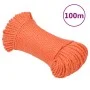 Cuerda de trabajo polipropileno naranja 3 mm 100 m de vidaXL, Sogas y cuerdas metálicas - Ref: Foro24-152920, Precio: 14,16 €...