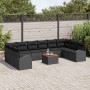 Conjunto de sofás de jardín 11 pcs Negro ratán sintético en Sofás de exterior | Comprar online en Foru.es