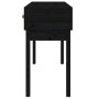 Mesa consola madera maciza de pino negro 114x40x75 cm de vidaXL, Mesas auxiliares - Ref: Foro24-821758, Precio: 126,61 €, Des...
