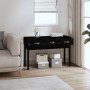 Mesa consola madera maciza de pino negro 114x40x75 cm de vidaXL, Mesas auxiliares - Ref: Foro24-821758, Precio: 126,61 €, Des...