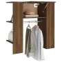 Mueble de recibidor madera ingeniería marrón roble 97,5x37x99cm de vidaXL, Taquillas y armarios de almacenamiento - Ref: Foro...